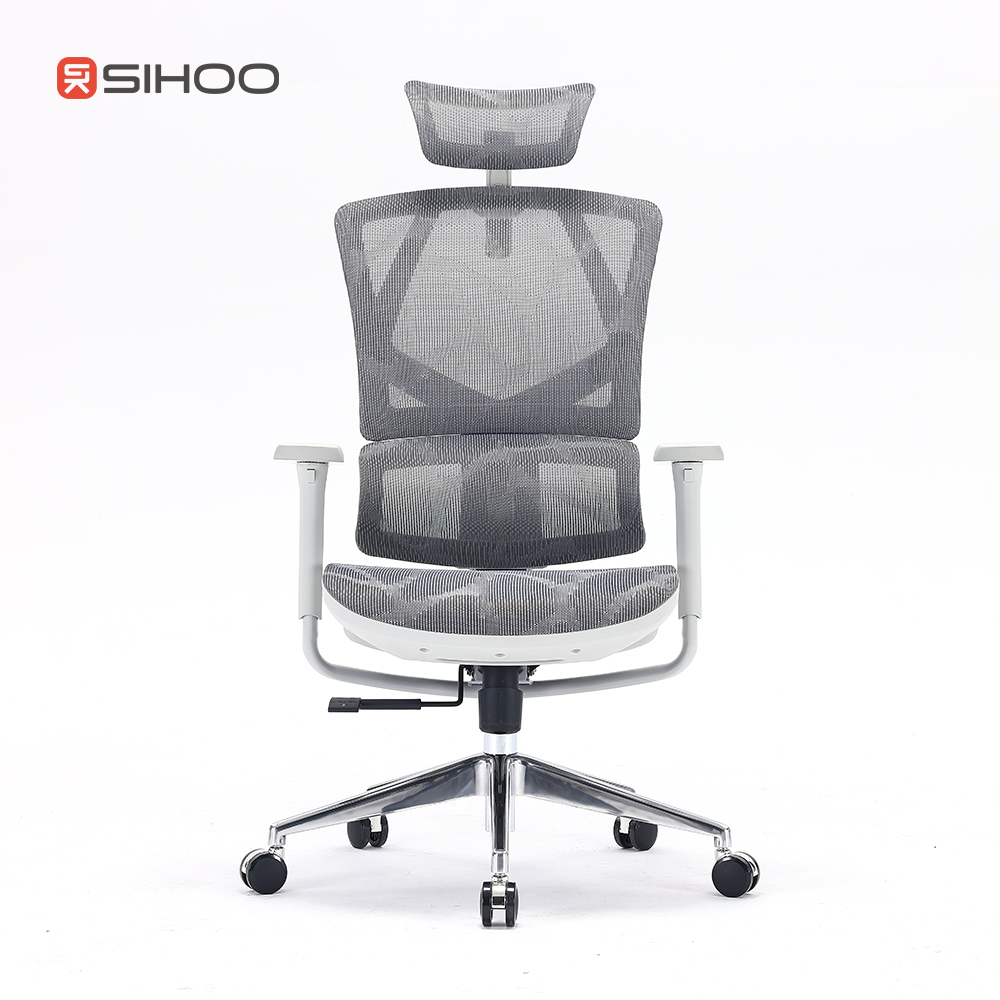 כסא מנהלים - דגם SIHOO M90 Soft Gray