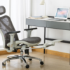 כיסא SIHOO M57B Light Gray Footrest בהגדרת משרד