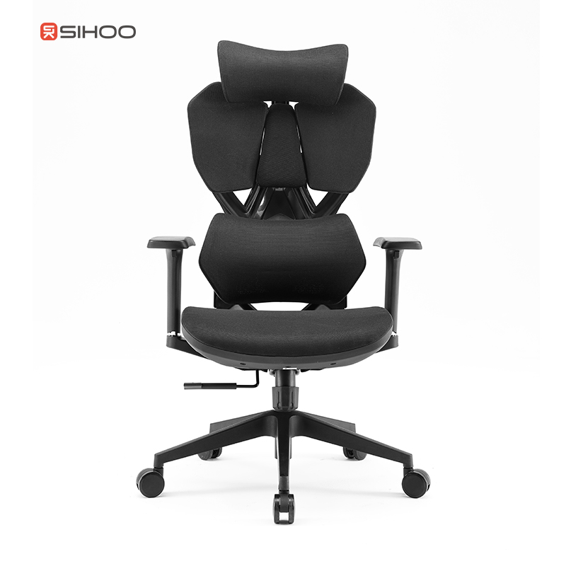 כסא גיימינג ארגונומי SIHOO X5C Air Black