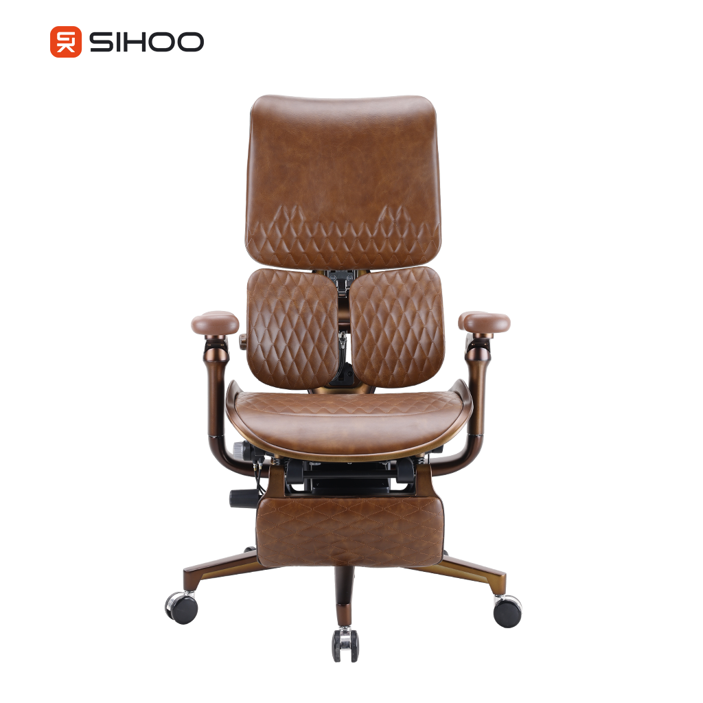 כיסא מנהלים ארגונומי SIHOO S300L Top-Grain Leather